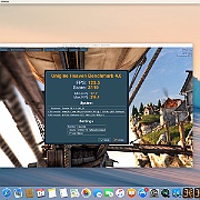 Zrzut ekranu 2017-03-17 o 17.18.41  Test karty graficznej programem Unigine Heaven Benchmark 4.0. Ustawienia 1280x720.